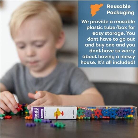 Rainbow 250 Piece Set STEM Building Construction Toy for Kids Girls Boys Ages 5+ - Picture 4 of 6